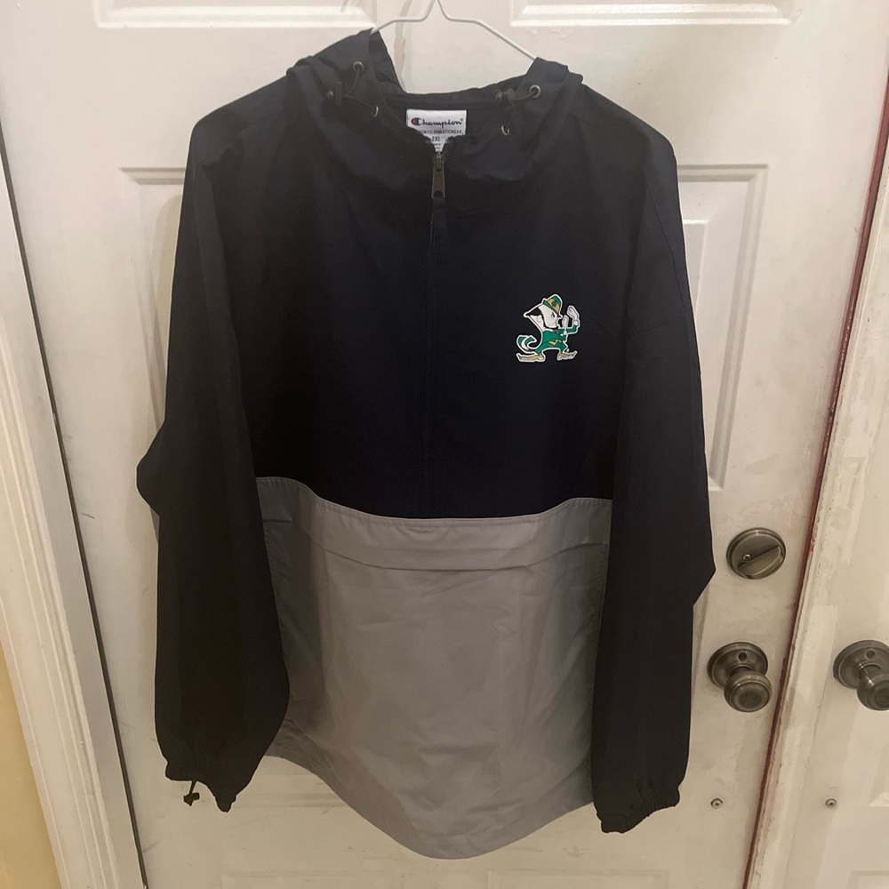 Notre Dame Champion Windbreaker size XXL